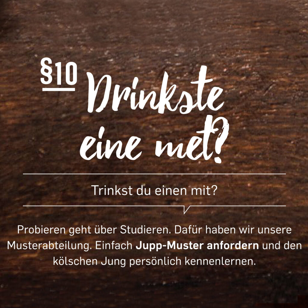 §10 Drinkste eine mit?